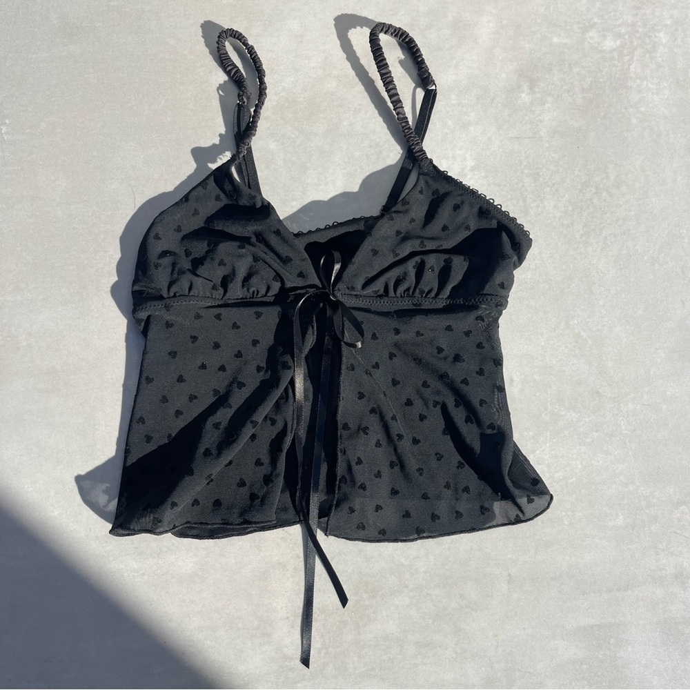 CottonOn longline bralette in black
